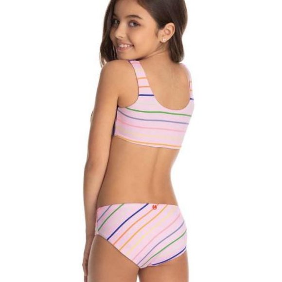 NWT MAAJI GIRLS SIZE 6 ARIEL TRICKS REVERSIBLE BIKINI SET - Picture 3 of 3